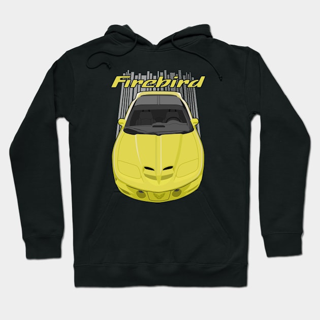 Firebird 4thgen-yellow Hoodie by V8social